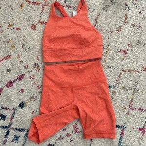 Lululemon Crunch Warm Coral SET
